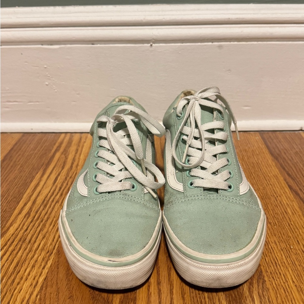 Vans Women's Pastel Green Sneakers